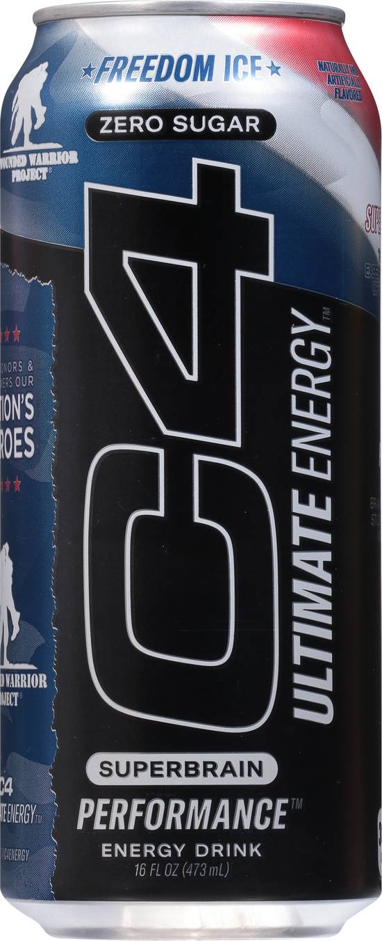 C4 Ultimate Freedom Ice Energy Drink (16 fl oz)