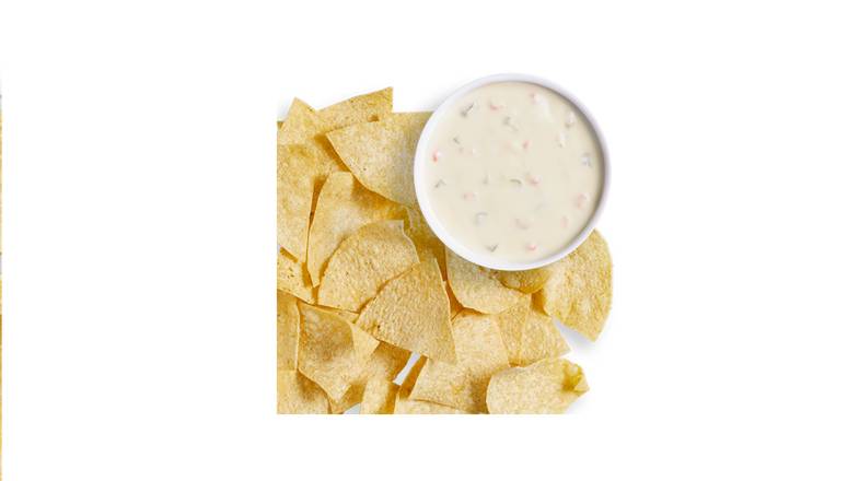 Large Chips & Large Queso Blanco