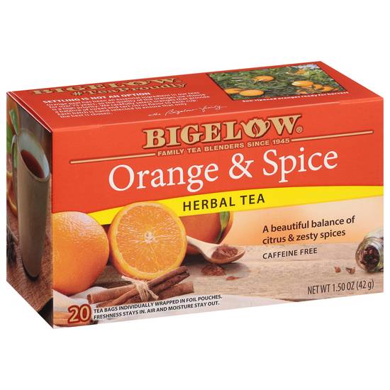 Bigelow Caffeine Free Herbal Tea (20 ct, 1.50 oz) (orange-spice )