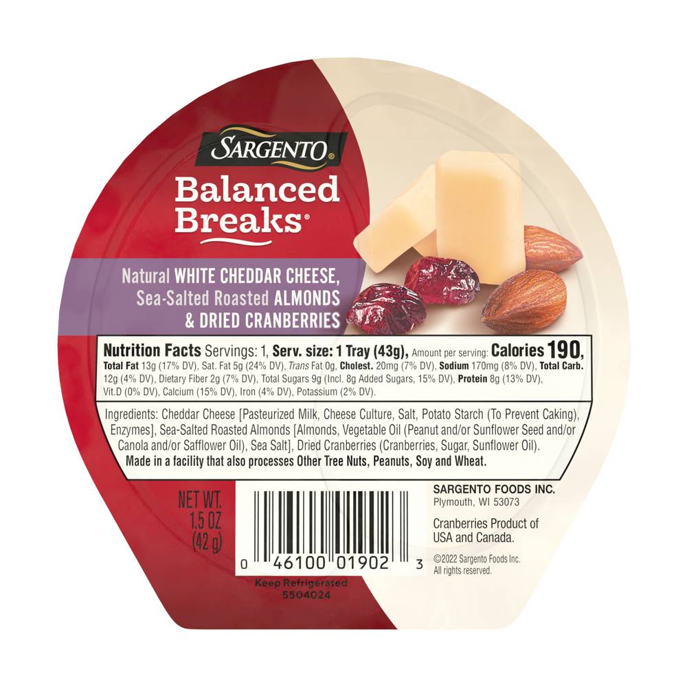 Sargento Balanced Breaks Cheese Snack (1.5 oz)