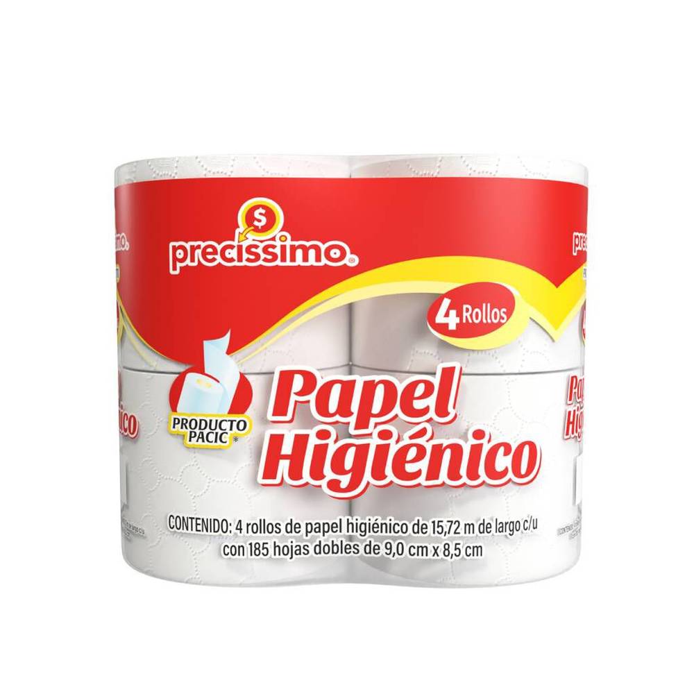 Precíssimo · Papel higiénico (4 un)