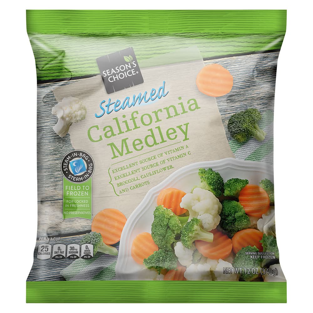 Season's Choice Steamable Frozen California Medley Vegetables