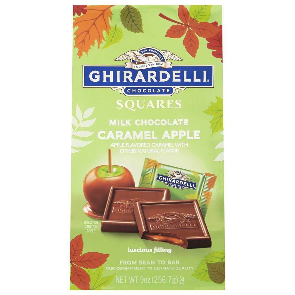 Ghirardelli Milk Chocolate Caramel Apple Squares