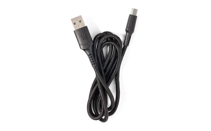 Black 3�’ USB to Type C Charging Cord