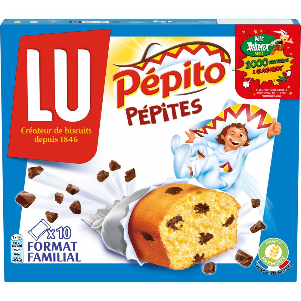 LU - Pepito gâteaux aux pépites de chocolat