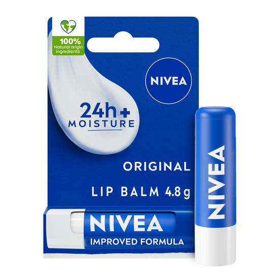 Nivea Lip Balm, Original Care 4.8g