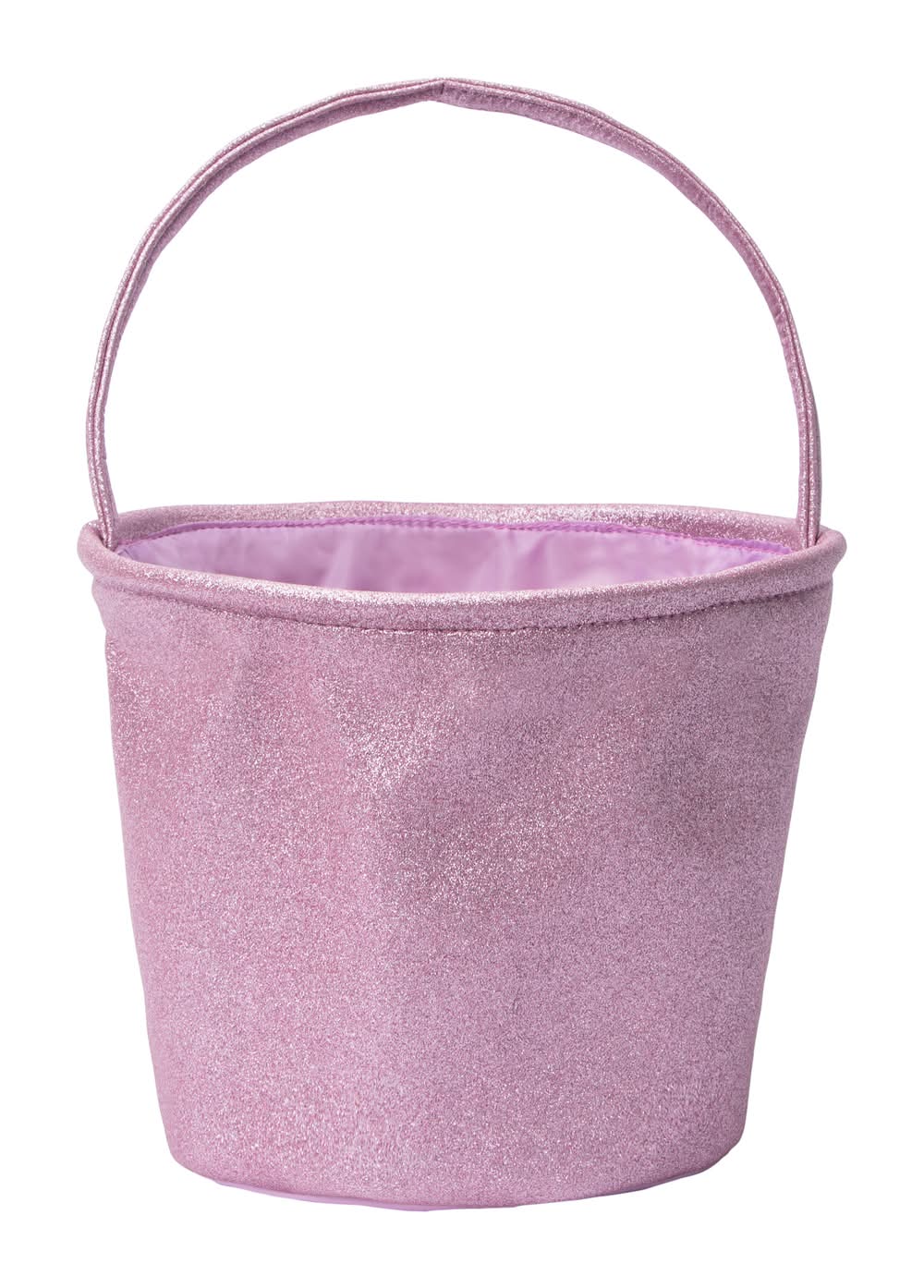 Glitter Canvas Easter Basket Purple