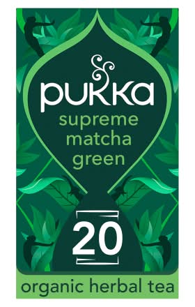 Pukka Organic Supreme Matcha, Organic Green Tea Sachets (20 pack)