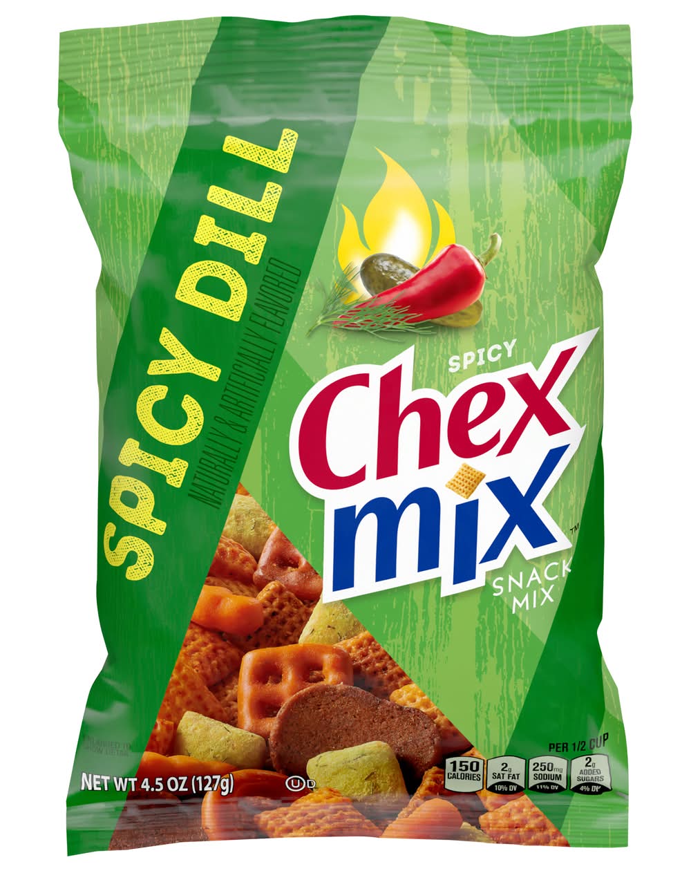 Chex Mix Snacks, Spicy Dill (4.5 oz)