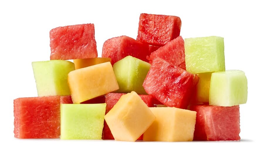 Fresh Cut Mixed Melon Cubes Fruit Mix