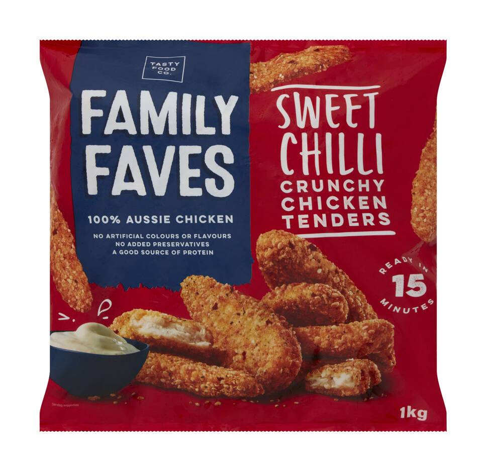 Family Fave's Sweet Chili Crunchy Chicken Tenders