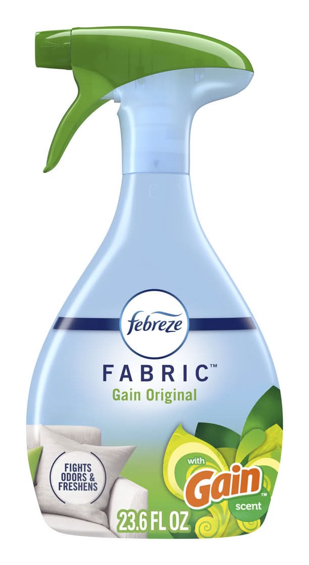 Febreze Fabric Spray Air Freshener Odor-Fighting Fabric Refresher Gain Original Scent 23.6 Fl Oz