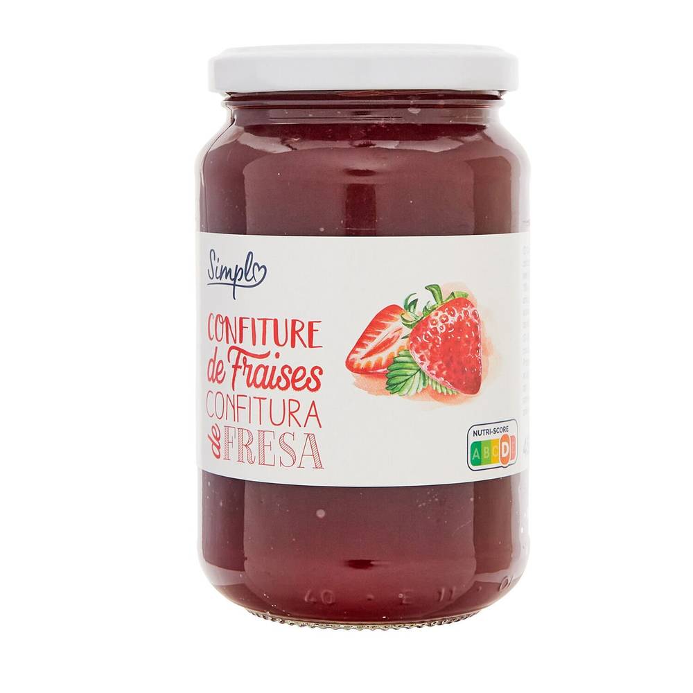 Simpl - Confiture de fraises (450g)