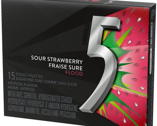 Wrigley's 5 Sour Strawberry