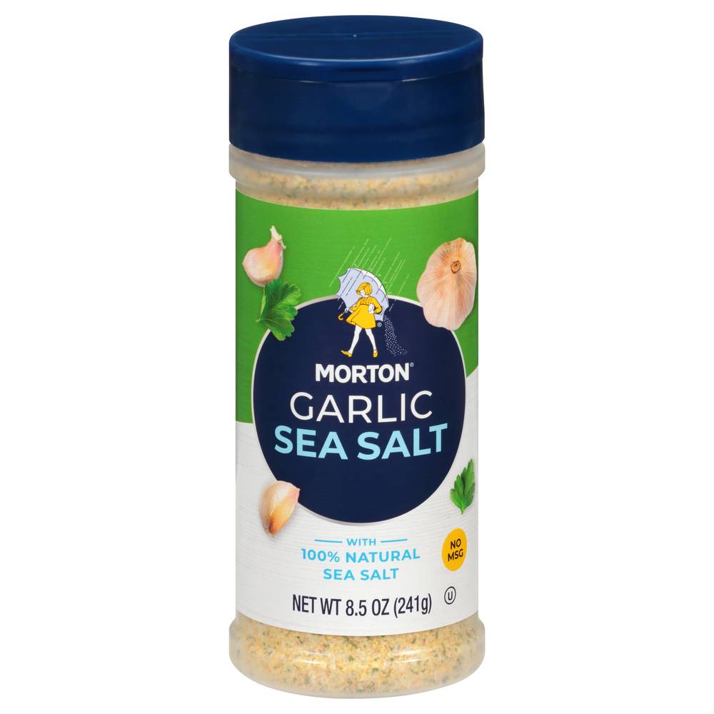 Morton Garlic Sea Salt (8.5 oz)