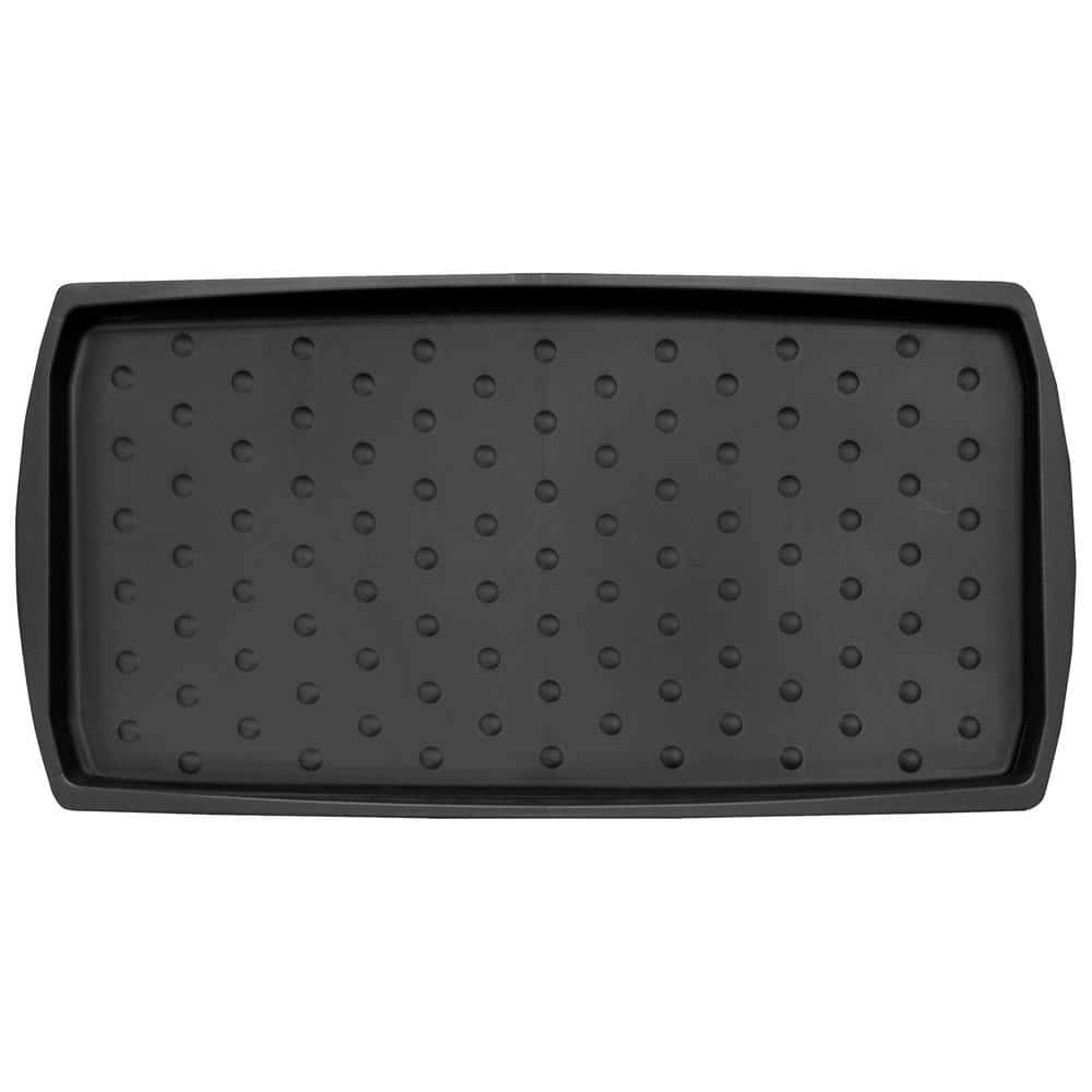 Trafficmaster Soho Black 15 In. X 29 In. Boot Tray