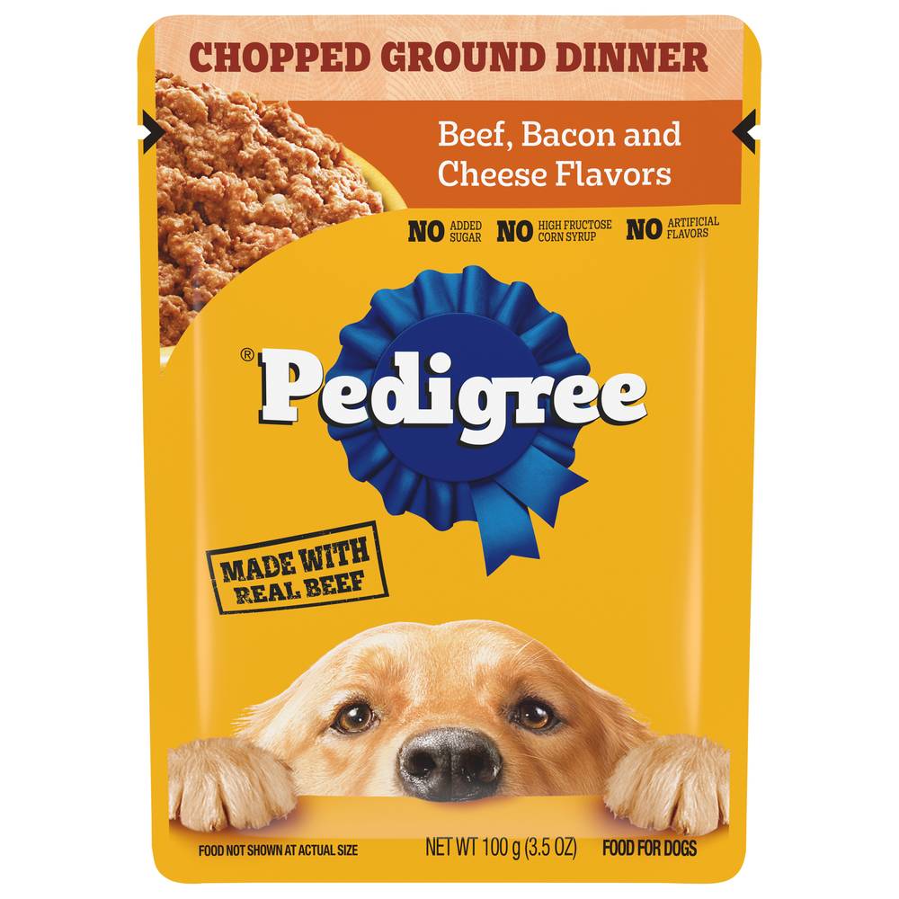 Pedigree Beef, Bacon & Cheese Dog Food (3.5 oz)