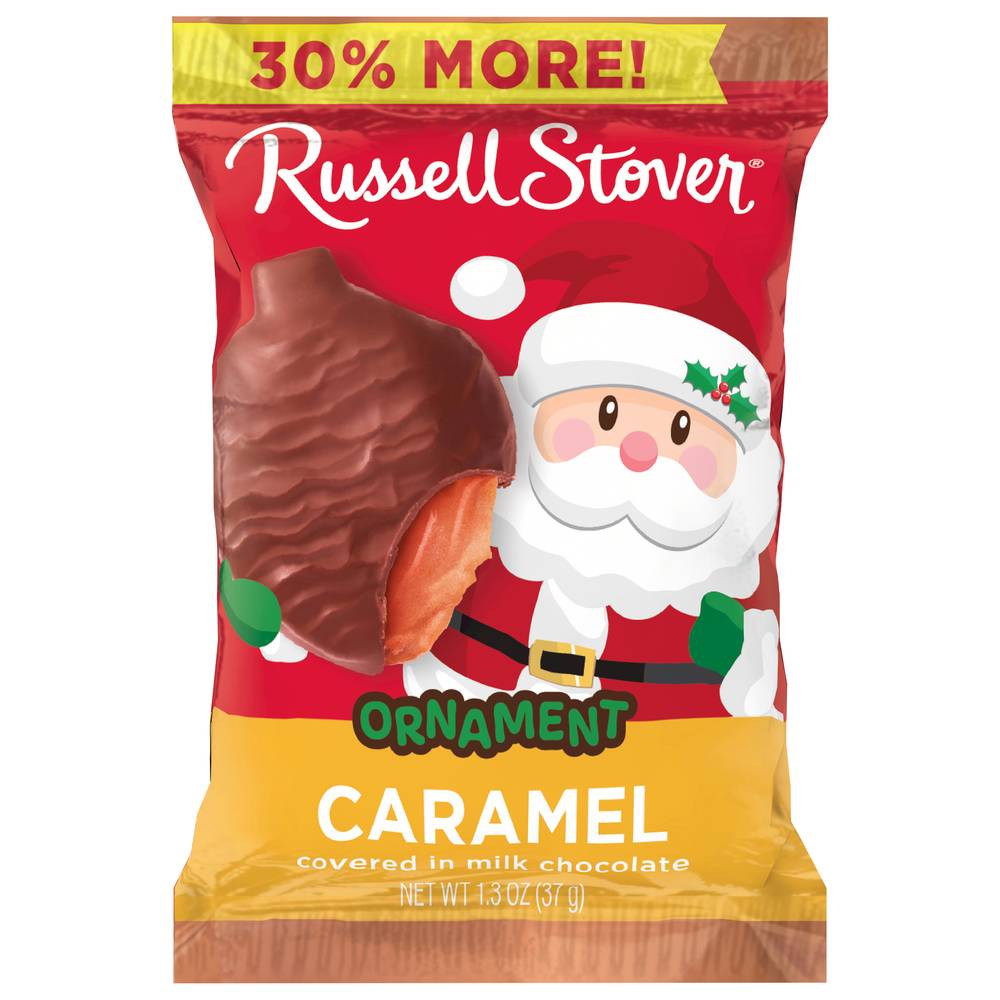 Russell Stover Milk Chocolate Caramel Ornament (1.3 oz)