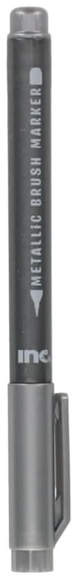 Journaling Inc. Metallic Brush Markers, Silver