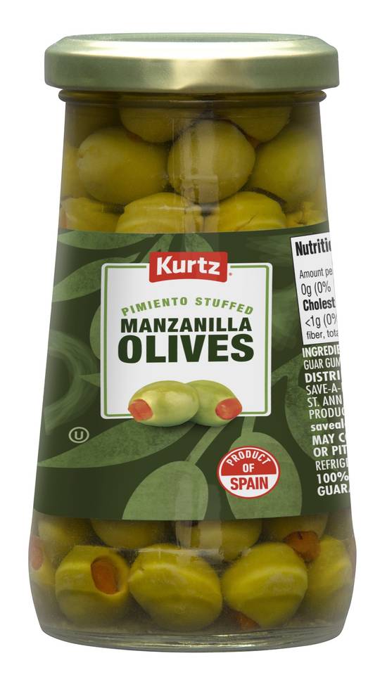 Kurtz Pimiento Stuffed Manzanilla Olives