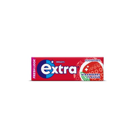 Wrigleys Extra Strawberry Chewing Gum 10pce