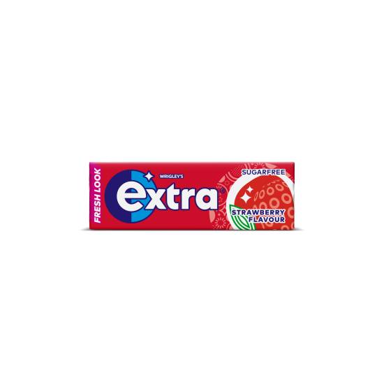 Wrigley's Strawberry, Extra Flavour Chewing Gum (10 pack)