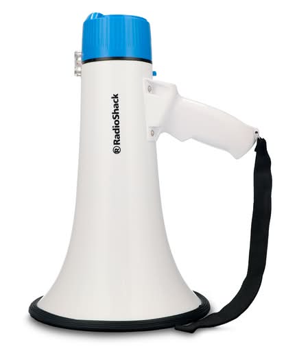 RadioShack · Megáfono recargable