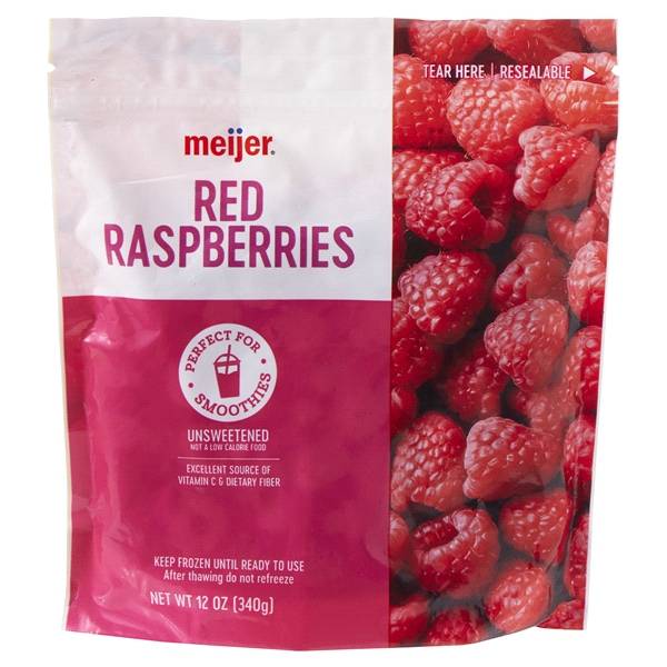 Meijer Frozen Red Raspberries (12 oz)