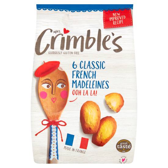 Mrs Crimble's Classic French Madeleines 6 X 30g (180g)
