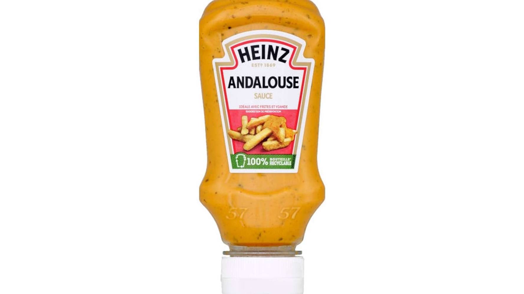 Heinz Sauce Andalouse, pimentée et onctueuse Le flacon souple de 220g