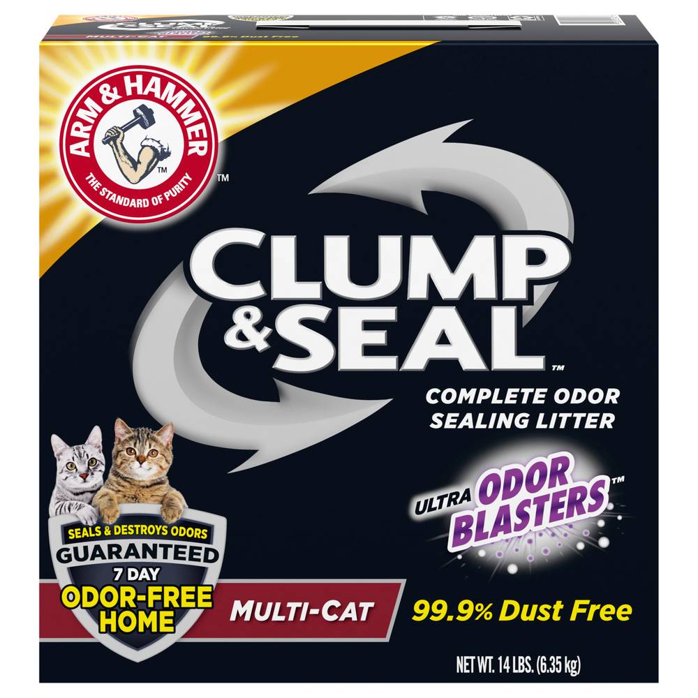 Arm & Hammer Clump & Seal Complete Odor Sealing Litter (14 lbs)