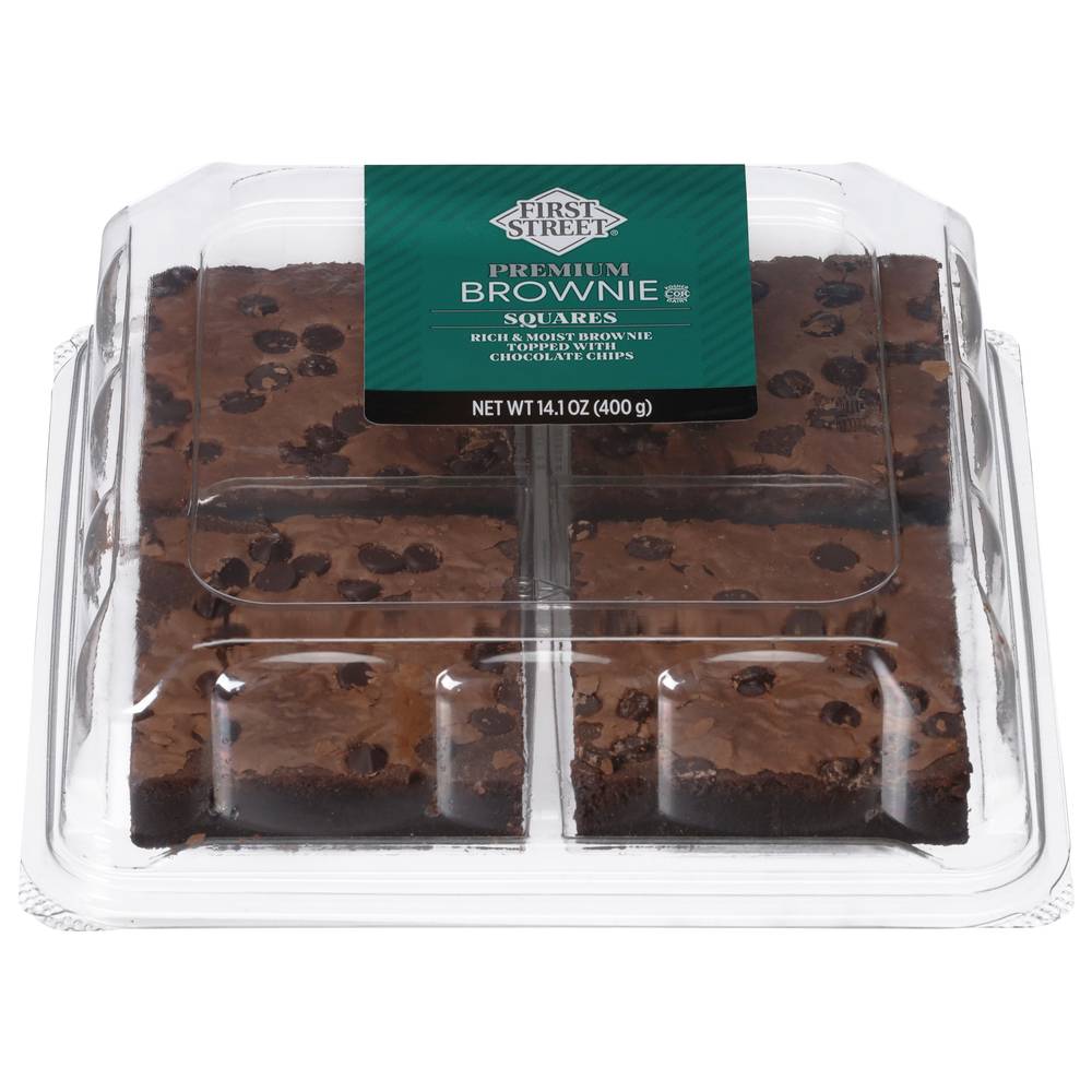 First Street Premium Brownie Squares (14.1 oz)