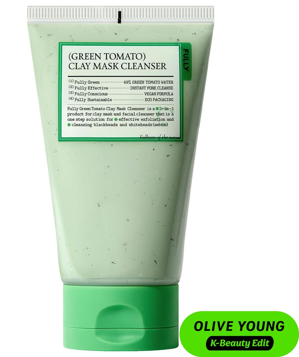 Fully Green Tomato Deep Purifying Clay Mask Cleanser 4.22oz/120g