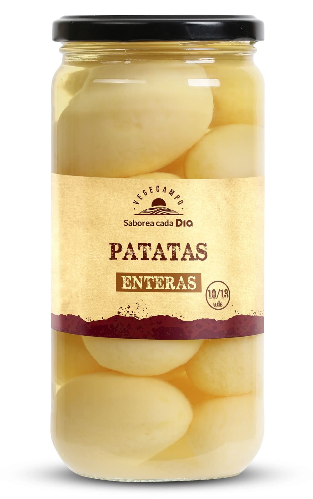 Patatas Cocidas Enteras Vegecampo De Dia Frasco 400 G