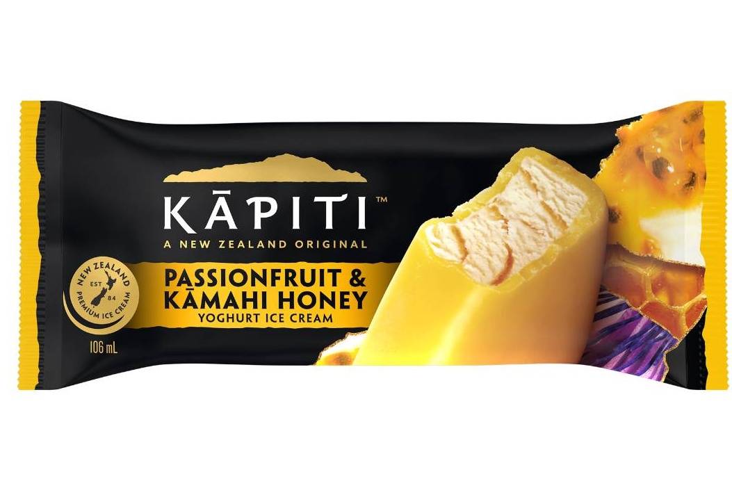 Kapiti Ice Cream Passionfruit & Yoghurt