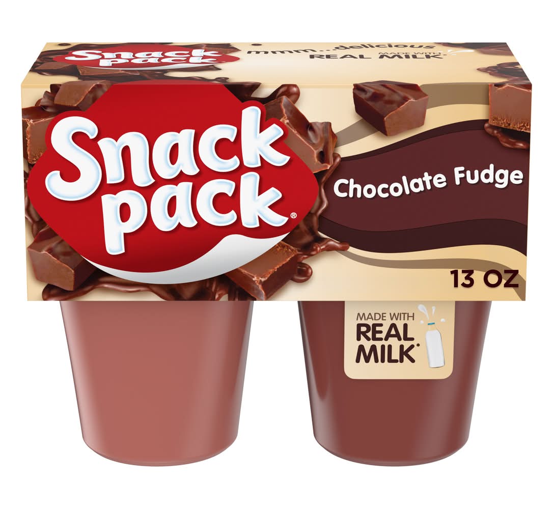 Snack Pack Chocolate Fudge Pudding (13 oz)