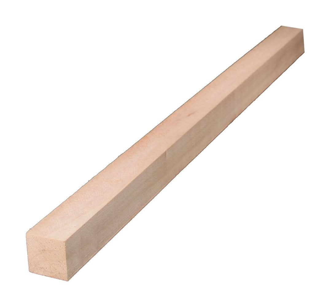 Alexandria Moulding Square Hardwood Dowel 1 In. D X 36 In. L 1 Pk Natural