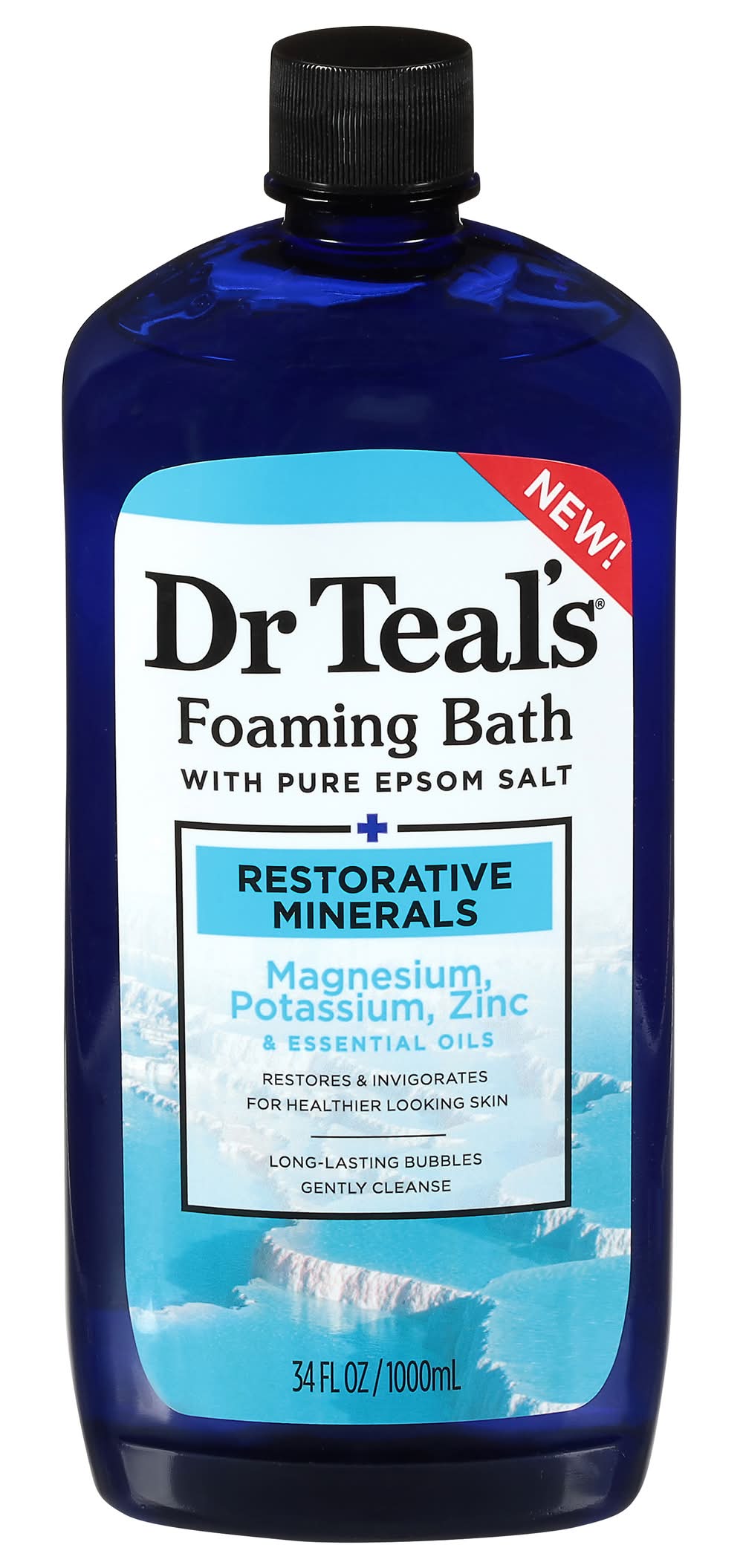 Dr Teal's Foaming Bath Restorative Minerals With Magnesium, Potassium (34 fl oz)