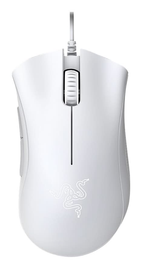Razer Deathadder Essential Optical Usb Gaming Mouse, White
