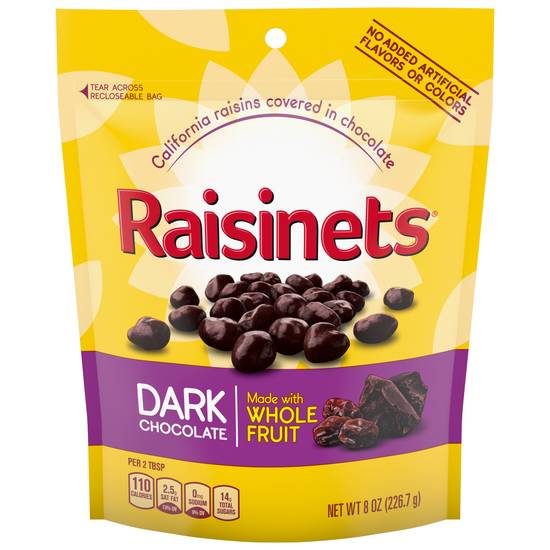 Raisinets Dark Chocolate Covered California Raisins