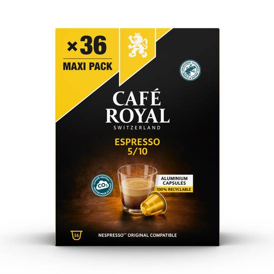 Café Royal - Café capsules compatibles nespresso espresso (36 pièces), Delivery Near You
