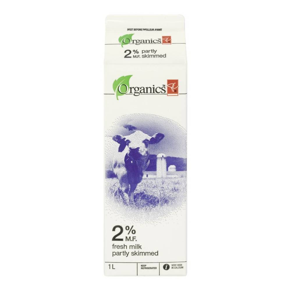 President's Choice 2% Organic Milk (1 L)