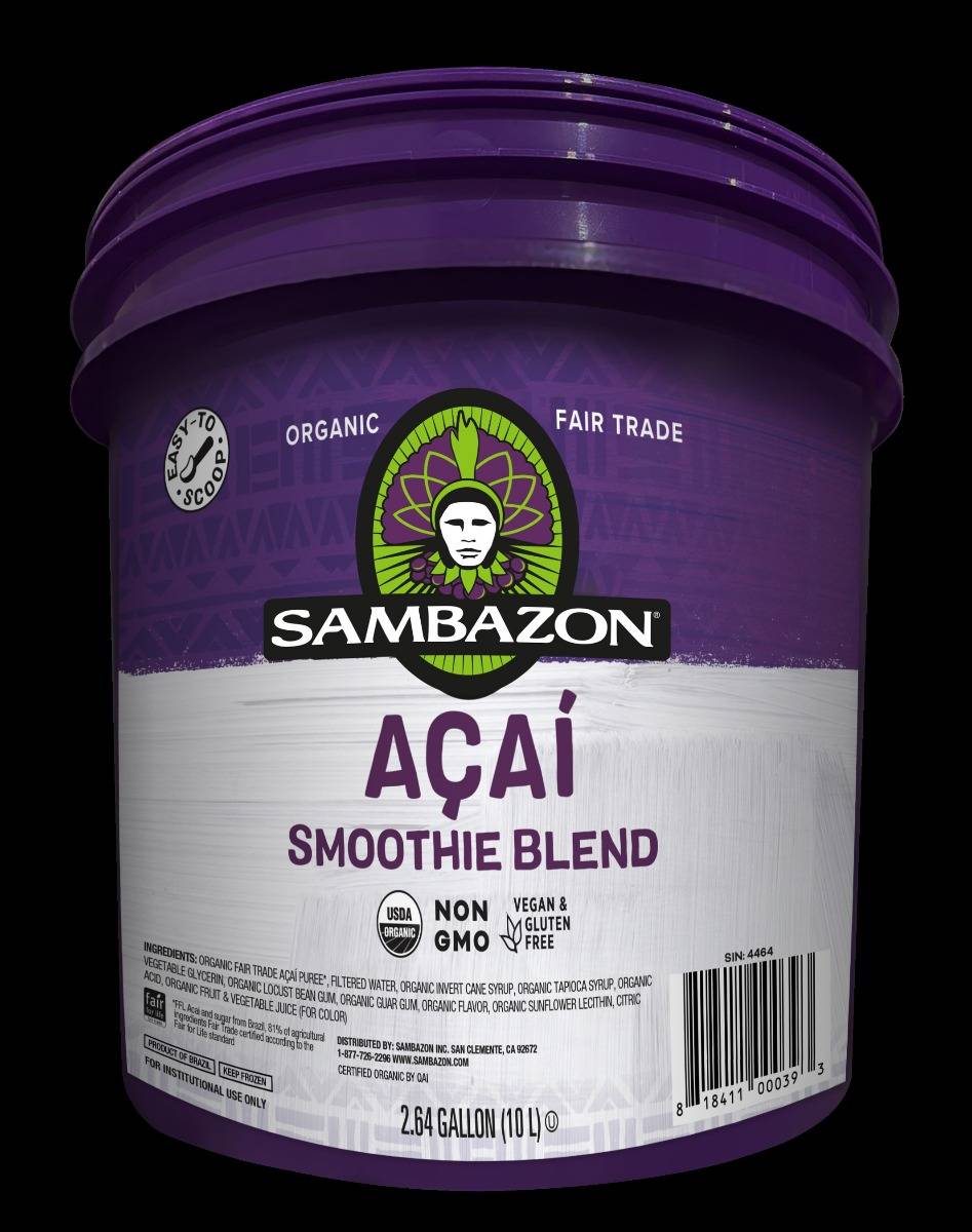 Frozen Samazon - Scoopable Acai Smoothie Blend, 10 lbs (Case of 1)