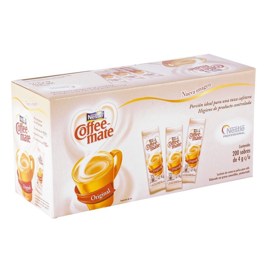 Coffee mate sustituto de crema en polvo para café (200 un)