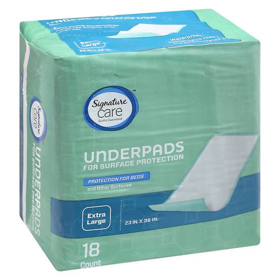 Signature Care 23" X 36" Extra Large Underpads (18 ct)