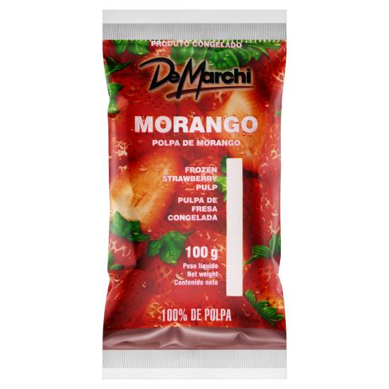 De marchi polpa de fruta morango (100 g)