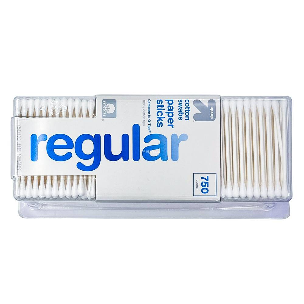 Up&Up Regularcotton Swabs Paper Sticks