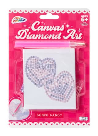 Valentine's Canvas Diamond Art Set Convo Candy