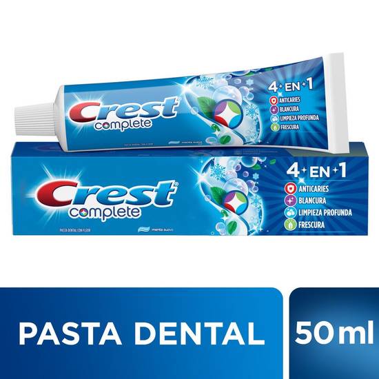 Crest pasta dental complete 4 en 1 (tubo 50 ml)
