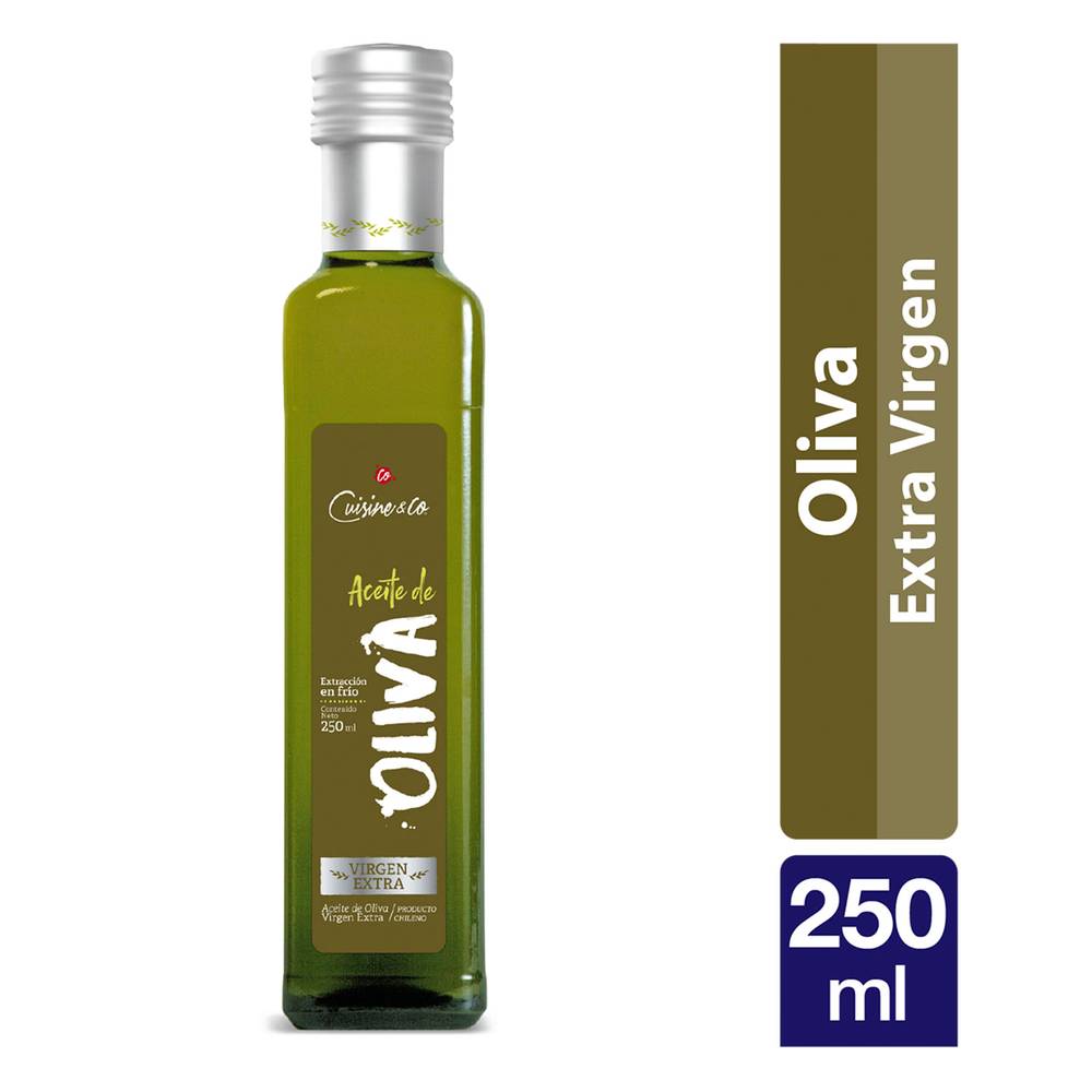 Cuisine & co aceite oliva extra virgen (botella 250 ml)